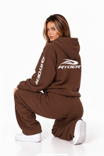 Load image into Gallery viewer, RYDER oversized hoodie brown
