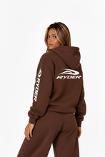 Load image into Gallery viewer, RYDER oversized hoodie brown
