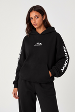 Load image into Gallery viewer, RYDER black oversized hoodies
