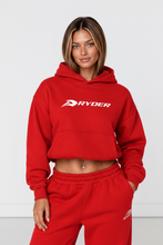 Load image into Gallery viewer, RYDER Red oversized hoodie
