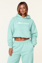 Load image into Gallery viewer, AQUA GREEN oversized hoodie
