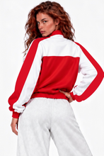Load image into Gallery viewer, RYDER red colourblock track jacket
